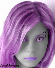 Augenbrauenpiercing Gold Titan Silber Kegel Kugel Spike Kristall Stein